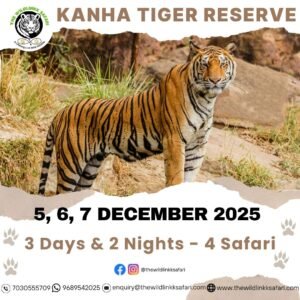 Kanha Tiger Reserve 3D-2N 5-7 Dec 25