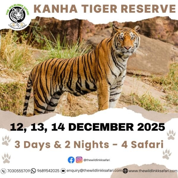 Kanha Tiger Reserve 3D-2N 12-14 Dec 25